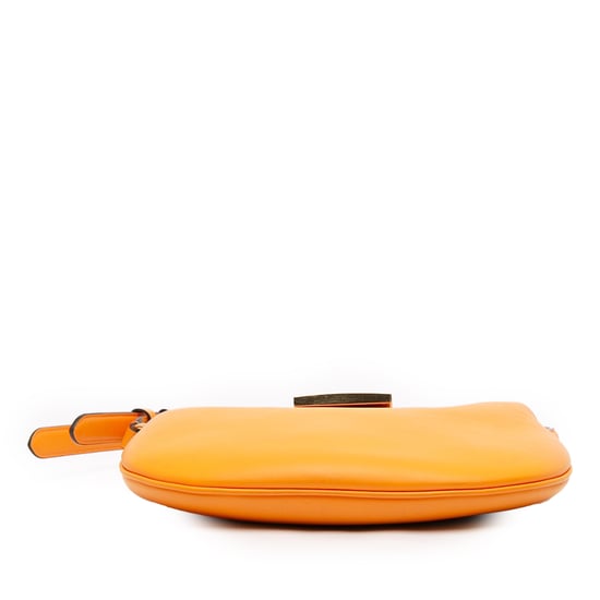 Gebrauchte kleine Leder-Croissant-Hobo-Tasche - Image 3