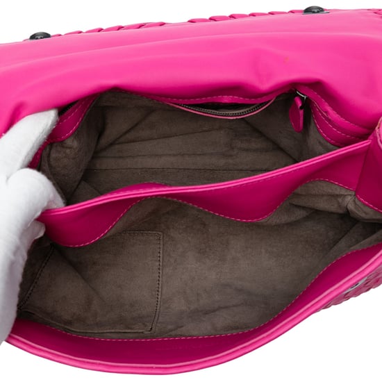 Gebrauchte Mittelgroße Nappa Intrecciato Olimpia Schultertasche - Image 4