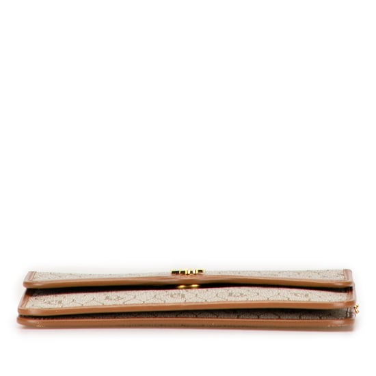 Gebrauchte honeycomb-beschichtete Canvas-Schultertasche mit Kette - Image 3