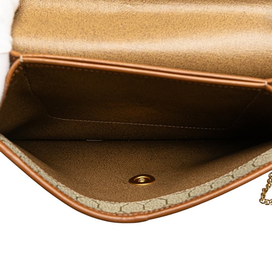 Gebrauchte honeycomb-beschichtete Canvas-Schultertasche mit Kette - Image 4
