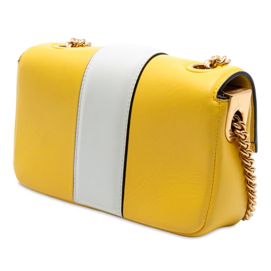 Gebrauchte Mini Bicolor Nappa Apolo Ketten Baguette Schultertasche - Image 2