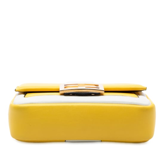 Gebrauchte Mini Bicolor Nappa Apolo Ketten Baguette Schultertasche - Image 3