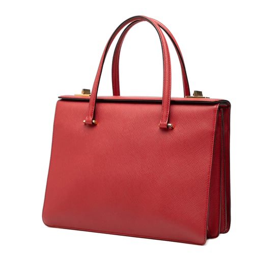 Gebrauchte Saffiano Turnlock-Handtasche - Image 2