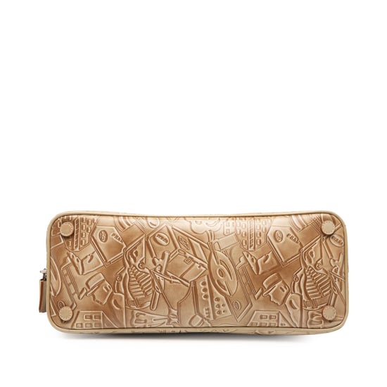Gebrauchte geprägte Lederhandtasche - Image 3