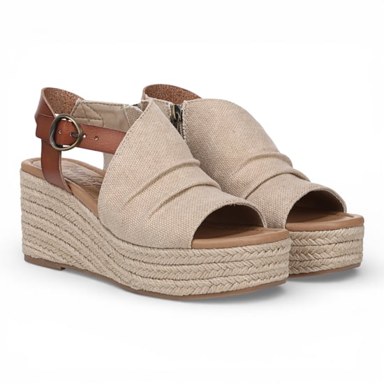 Blowfish Malibu Damen Braune Beige Wedge Slingbacks Heel Sandals - Amira - Image 3