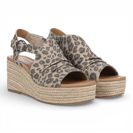 Blowfish Malibu Damen Leopardenmuster Wedge Slingbacks Heel Sandalen – Amira - Image 3