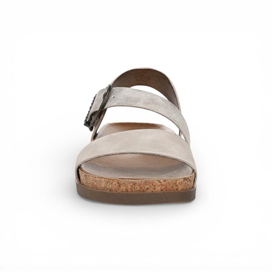 Blowfish Malibu Damen-Cloud-Silber-Fußbett-Streifensandalen – Lance - Image 5
