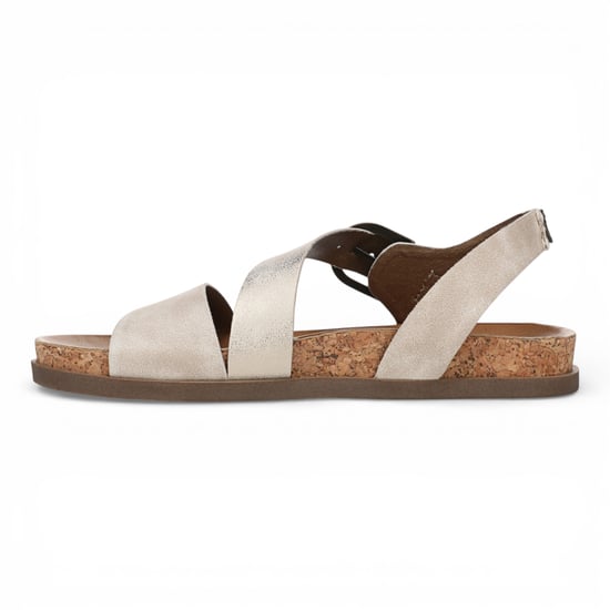 Blowfish Malibu Damen-Cloud-Silber-Fußbett-Streifensandalen – Lance - Image 6