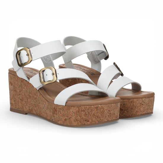 Blowfish Malibu Damen weiße Keilriemen-Espadrille-Absatzsandalen – Ali - Image 3
