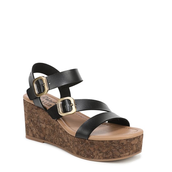 Blowfish Malibu Damen Schwarze Keil-Riemen-Espadrille-Sandalen – Ali - Image 4