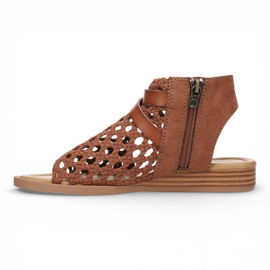 Blowfish Malibu Damen-Cognac Braungewebte Micro Wedge Sandalen – Anuella - Image 5