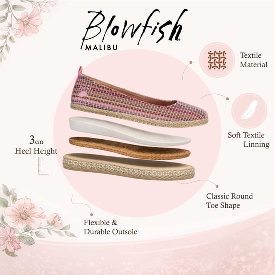 Blowfish Malibu Damen Pink Ballet Flats Ballerina Freizeitschuhe – Benita - Image 2