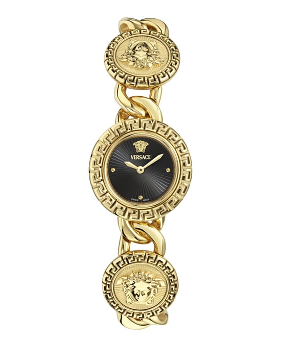 Versace La Greca Stud Icon Gold Damen Armbanduhr VE0Q00525 - Image 1
