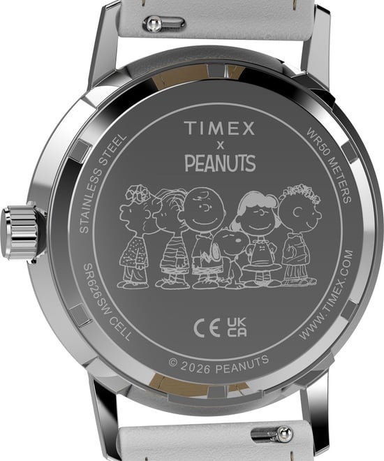Timex Peanuts Marlin Weiß Damen Armbanduhr TW2Y68800 - Image 4