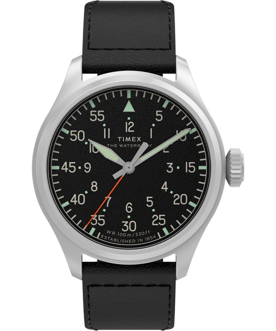 Timex Waterbury Traditional Schwarz Herren Armbanduhr TW2Y70400 - Image 1