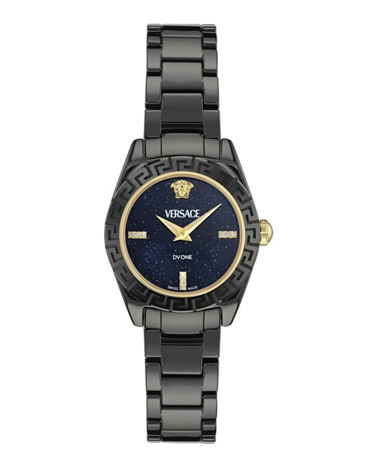 Versace Dv One Diamond Schwarz Damen Armbanduhr VE9F00325 - Image 1