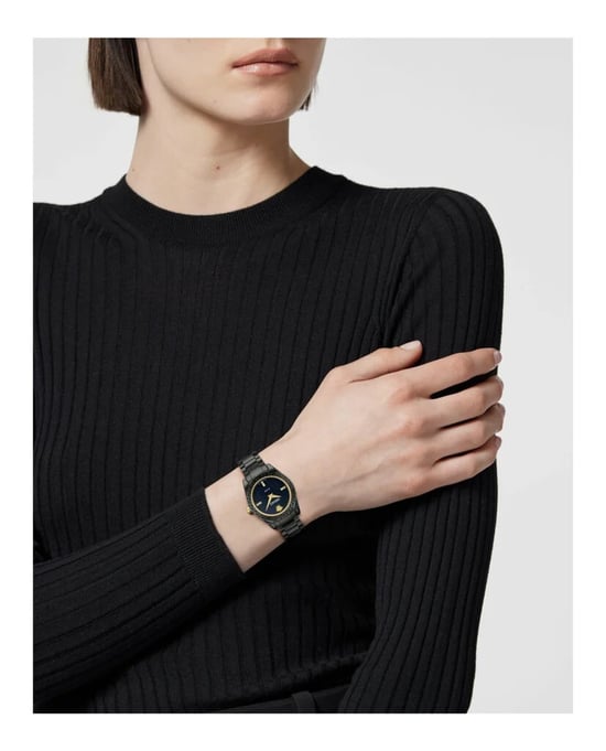 Versace Dv One Diamond Schwarz Damen Armbanduhr VE9F00325 - Image 3