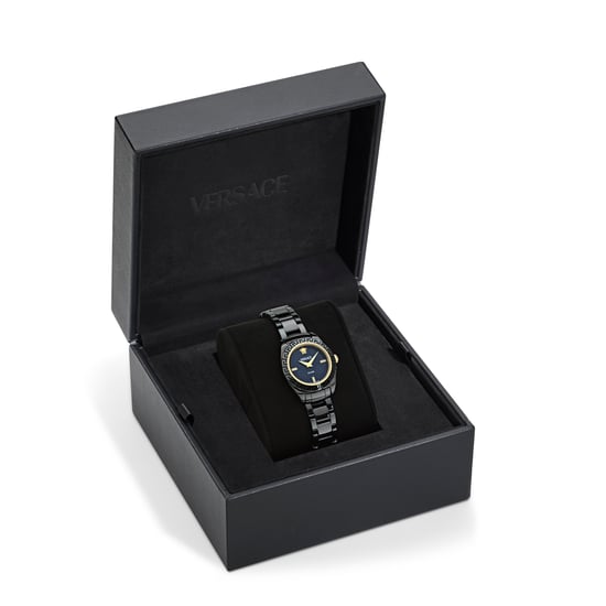 Versace Dv One Diamond Schwarz Damen Armbanduhr VE9F00325 - Image 4