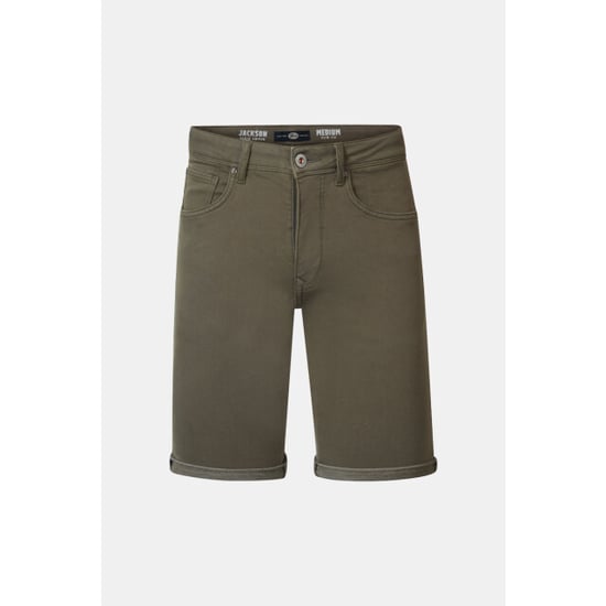 Petrol Industries - Jackson Farbige Denim-Shorts Coconut Herren - Grün - Image 3