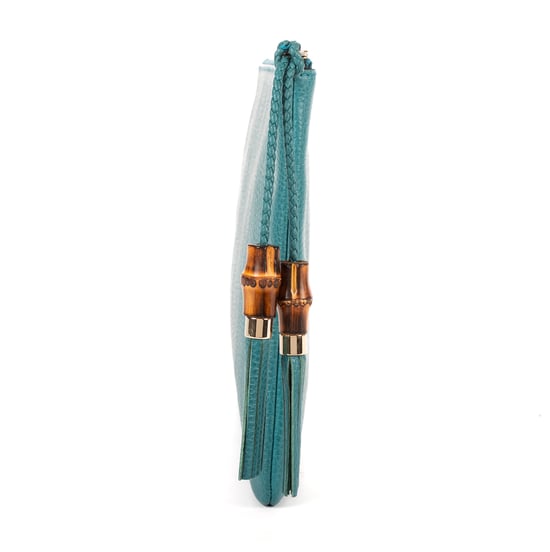 Bamboo Braided Tassel Zip Clutch Kupplung - Image 4
