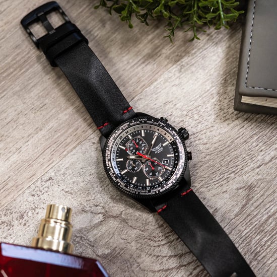 Aviator Uhr F-Serie Schwarzer Adler AVAW9485 Schwarz - Image 3