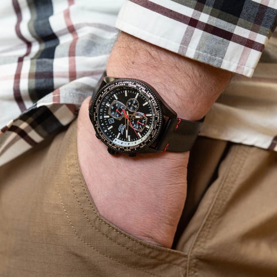 Aviator Uhr F-Serie Schwarzer Adler AVAW9485 Schwarz - Image 5