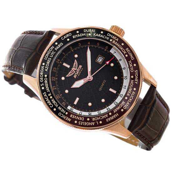 Aviator Uhr F-Serie Pilot AVAW9494 Braun - Image 1
