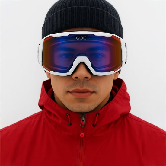 Griz UV400 Ski- und Snowboard-Goggles mit Antibeschlag-Spiegel und hydrophober Doppel-Linse - Image 5
