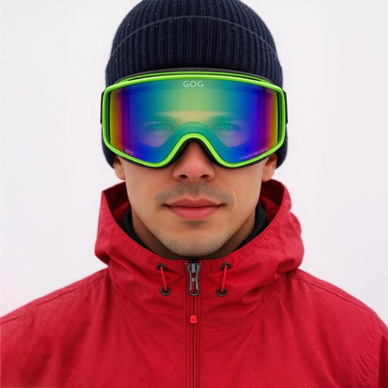 Roxie UV400 Ski- und Snowboard-Schutzbrille mit Anti-Fog-Spiegel und hydrophober Doppellinse - Image 3