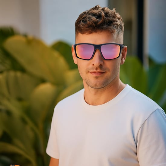 GOG Eyewear Paramito Unisex-Sportsonnenbrille, polarisiert UV400 mit Spiegelbeschichtung - Marineblau - Image 5