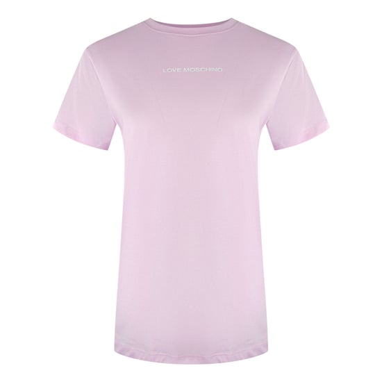 Moschino T-shirt Mit Auffälligem Logo In Pink - Image 1