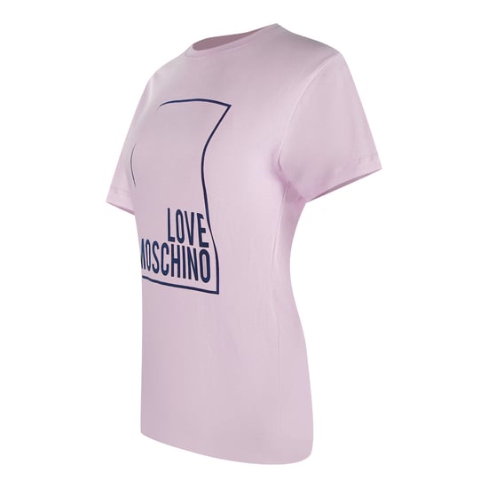 Moschino Box Logo Pinkes T-shirt - Image 3