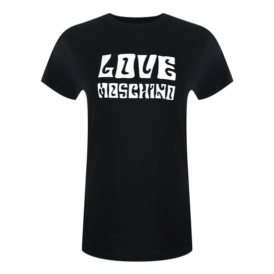 Moschino Groovy Logo Schwarzes T-shirt - Image 1