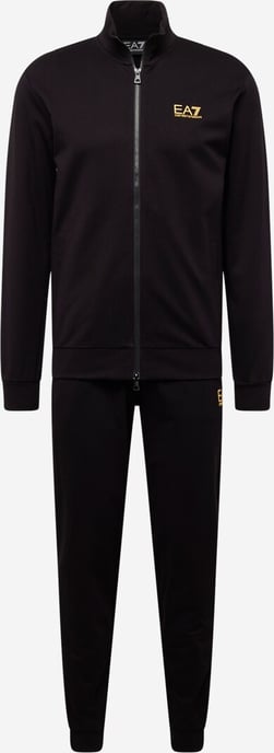EA7 Emporio Armani Zip Trainingsanzug Schwarz - Image 1