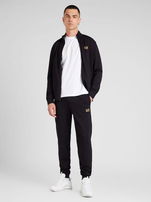EA7 Emporio Armani Zip Trainingsanzug Schwarz - Image 3