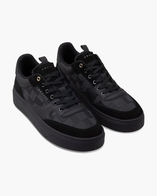 Cruyff Terra Court Herren Sneaker Schwarz/Gold - Image 3