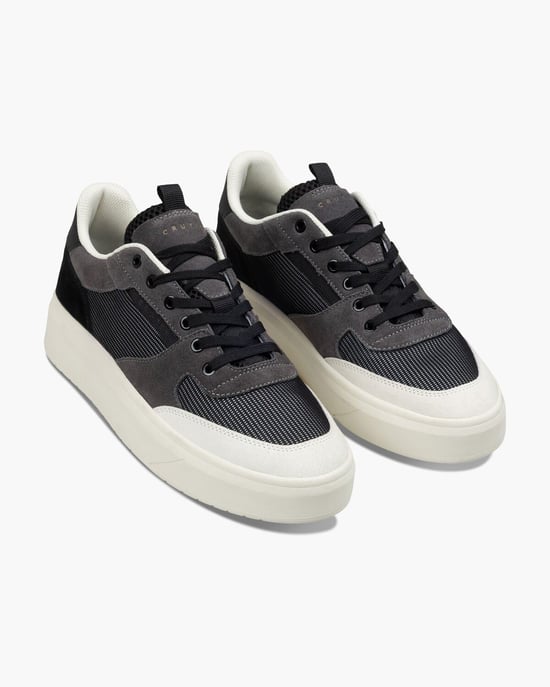 Cruyff Terra Court Herren Sneakers Grau/Weiß - Image 3