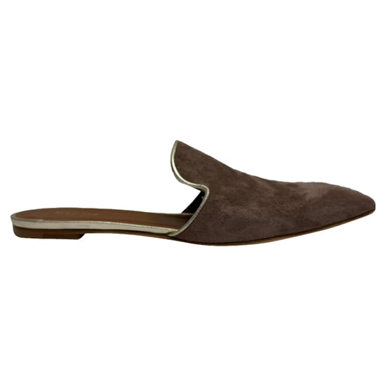 Malone Souliers Marianne spitze Slipper aus braunem Wildleder - Image 1