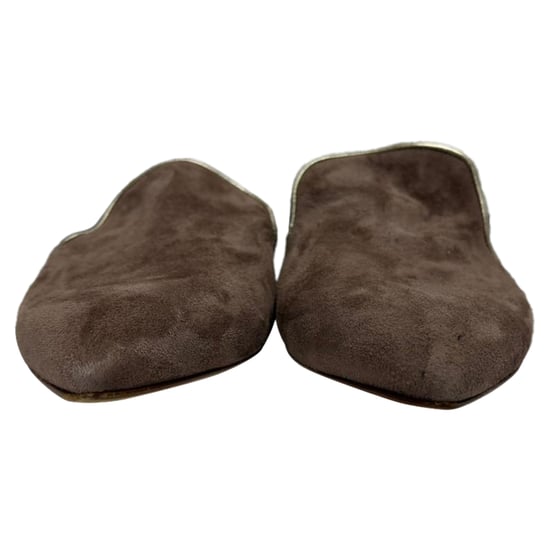 Malone Souliers Marianne spitze Slipper aus braunem Wildleder - Image 2