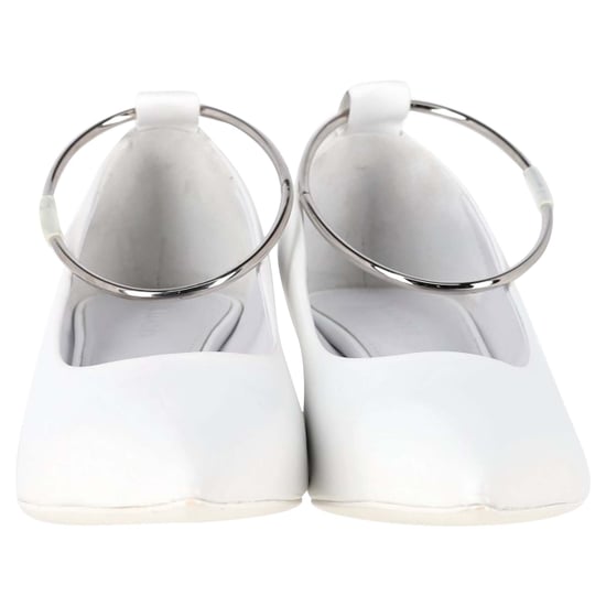 Jil Sander Alima Pumps aus weißem Leder - Image 3