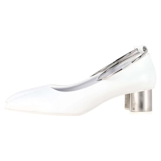 Jil Sander Alima Pumps aus weißem Leder - Image 4