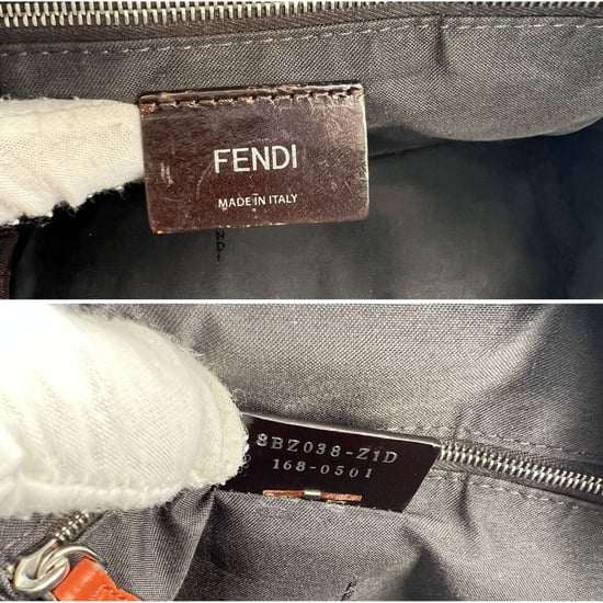 Fendi Vintage Lederrucksack Übrigens - Image 5