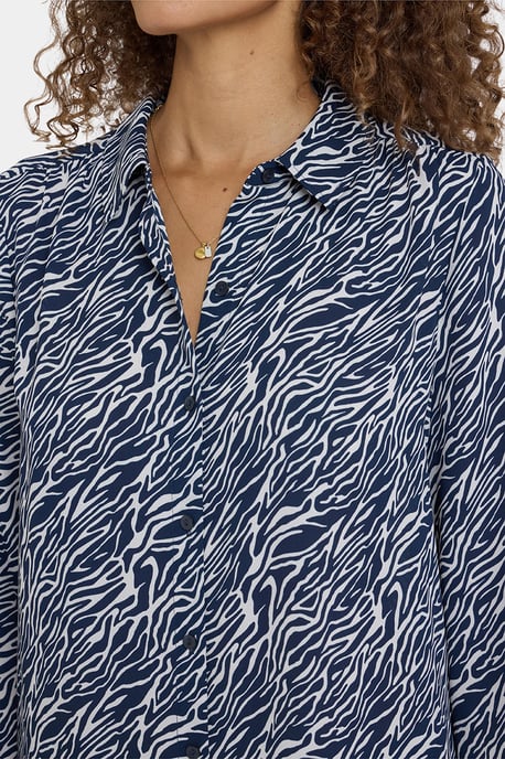 Moderne Bluse | Vintage Zebra - Image 4