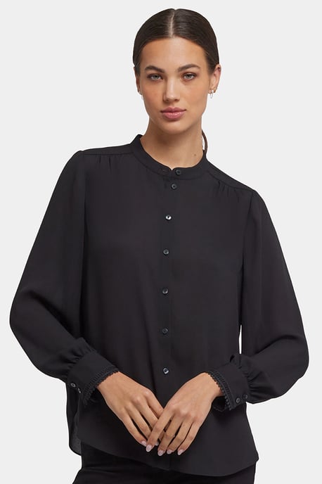 Janie Bluse | Schwarz - Image 1