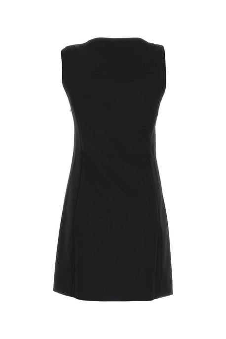 Schwarz Stretch-Jersey Enges Kleid - Image 2