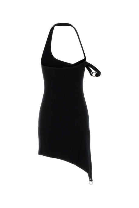 Schwarzes Viskose-Mix-Kleid - Image 2