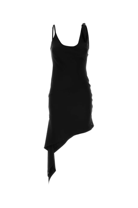 Schwarzes Polyester-Minikleid - Image 2