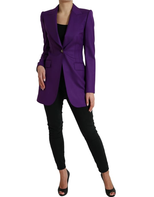Lila Blazer Maßgeschneiderte Passform - Image 2