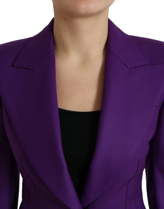Lila Blazer Maßgeschneiderte Passform - Image 4