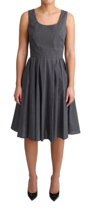 Dolce Gabbana Aline Kleid aus bedruckter Baumwolle - Image 1